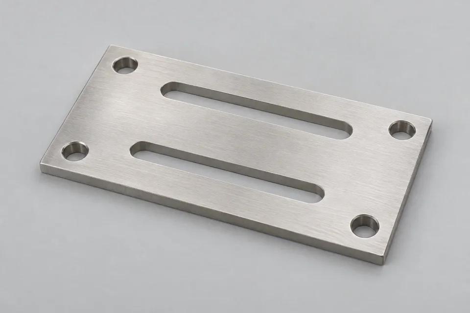 Illustrative custom metal mounting plates